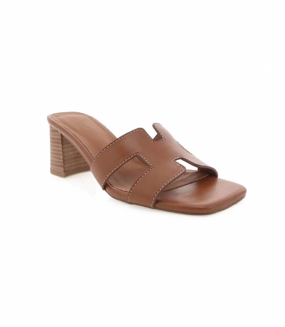 NEW BILLINI women's elcie cut out sandals in tan